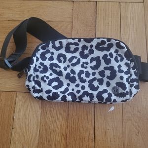 Leopard print bum bag